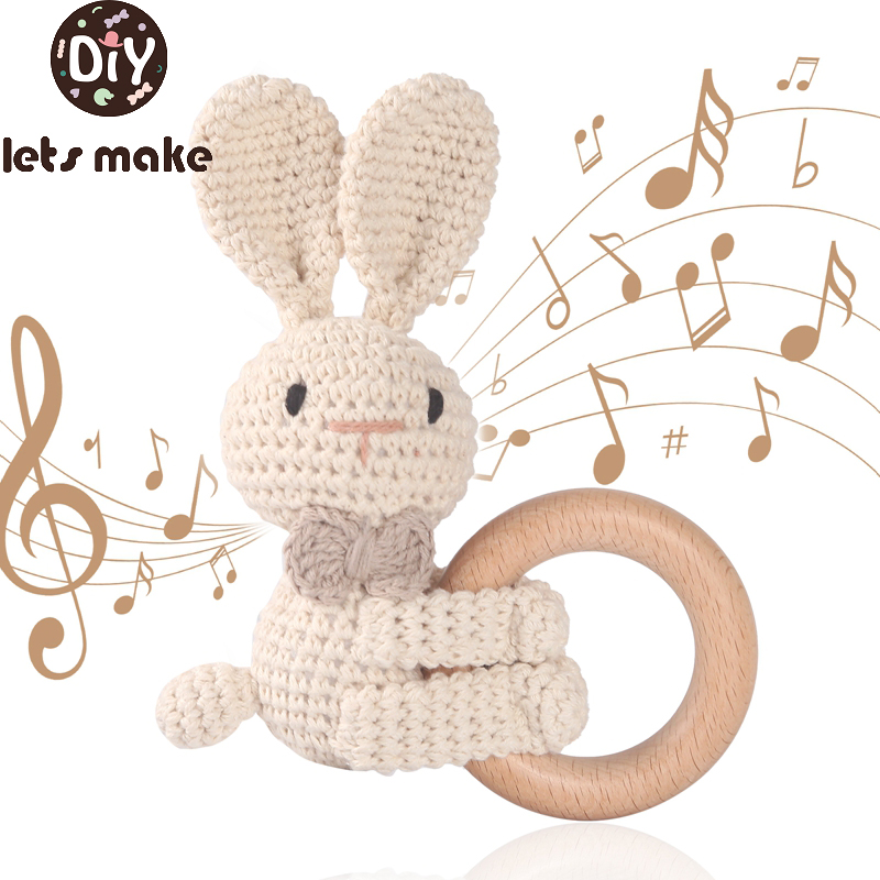 Baby Products Pictures - Madeira Animal Coelho Chocalho Brinquedo, Choceta,