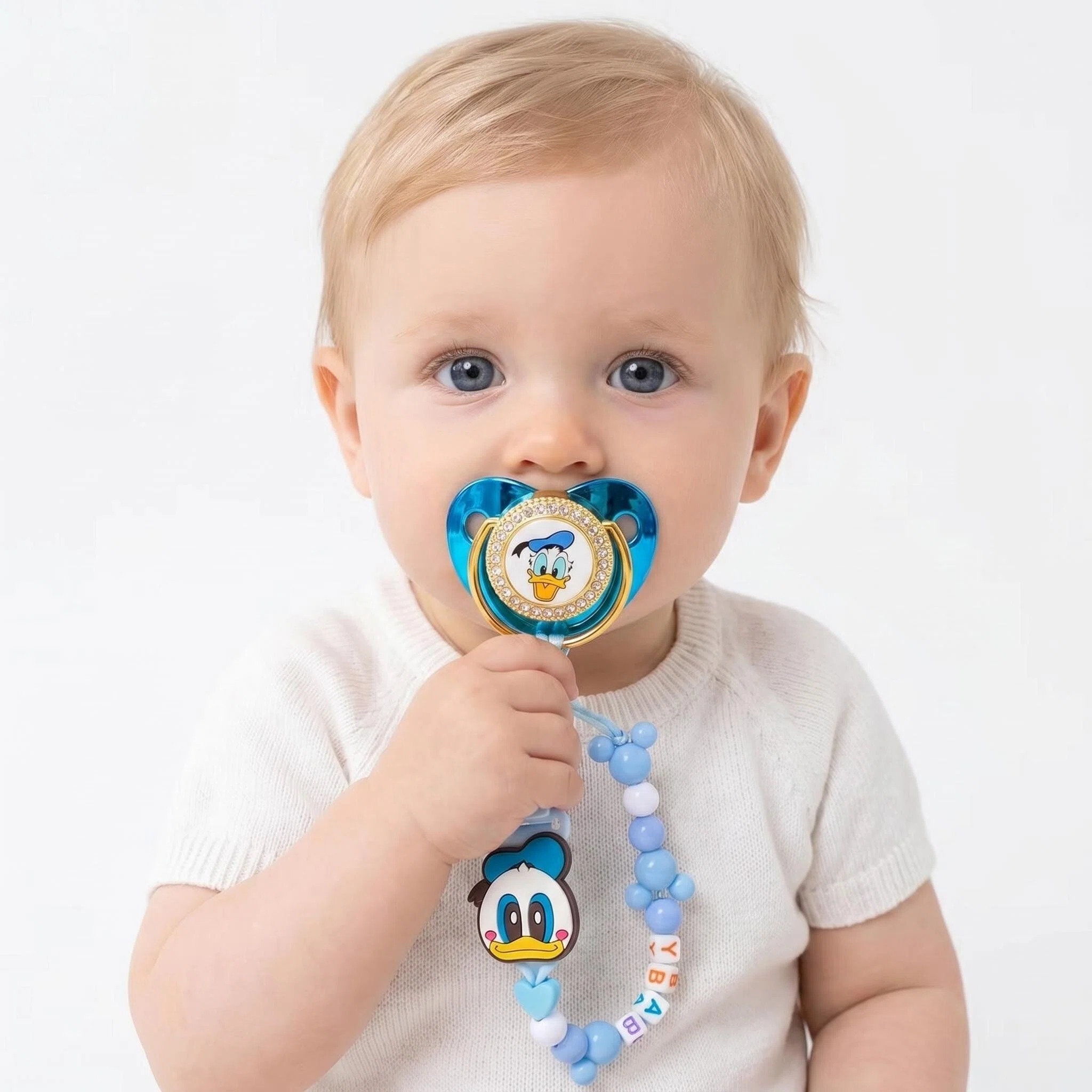 Baby Products Nipples - Chupeta de silicone com estampa do