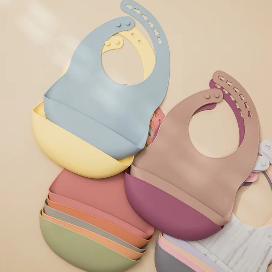 Baby Products Manufacturers - Babadores de silicone à prova d'água
