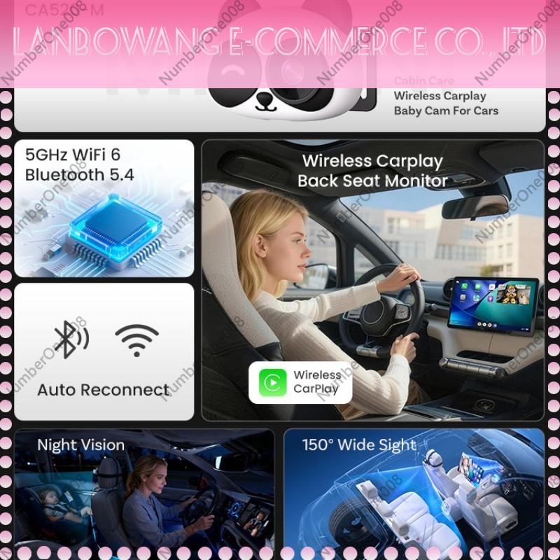 Adaptador Wireless CarPlay, Câ - Wireless Baby Monitor avaliação e preço